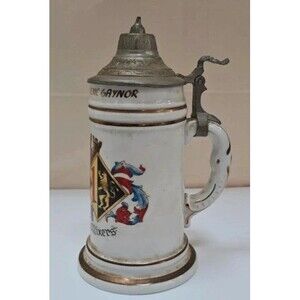 Vintage German Style Frankenheim Mixers 1960-1969 Lidded Beer Stein Personalized